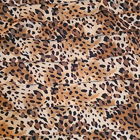 New Directions Black and Brown Mini Dress - Picture 3 of 8